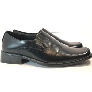 Tim Evans England Mens Size 12 Black Square Toe Loafer